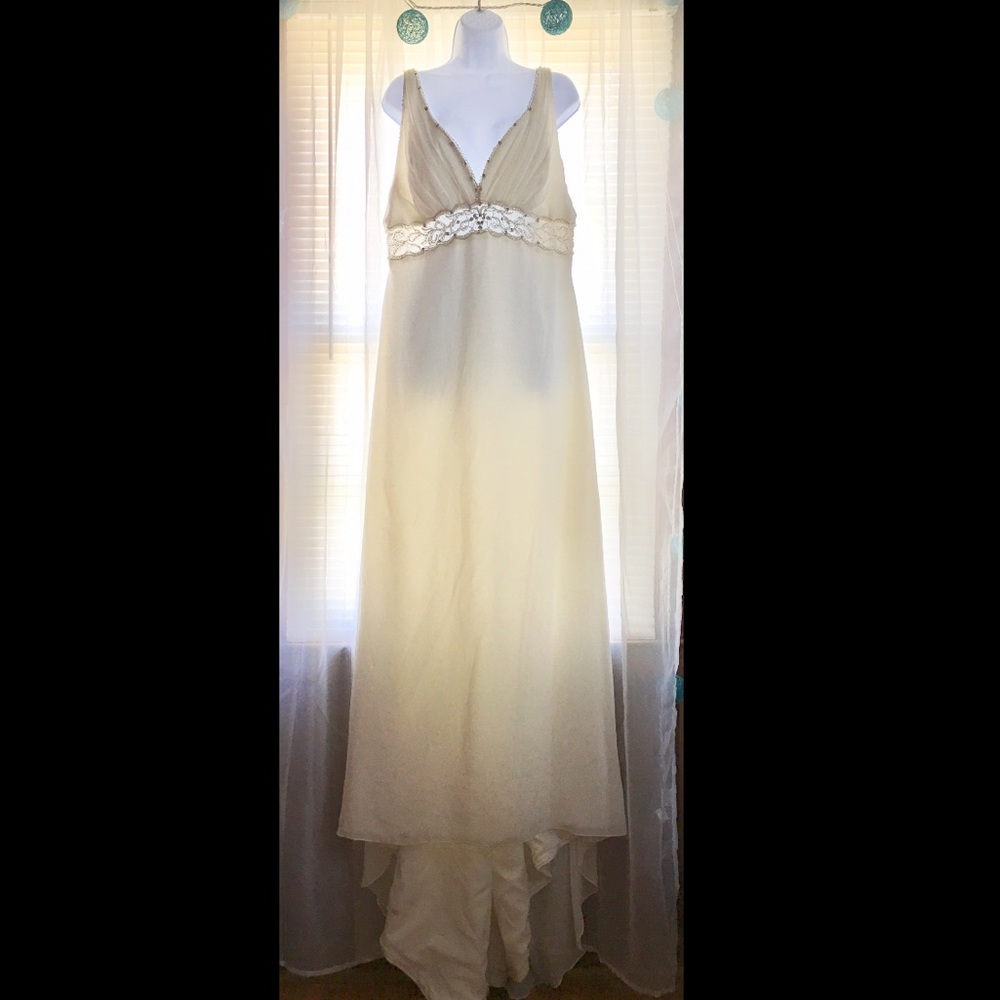 Formal wedding dress w/ veil